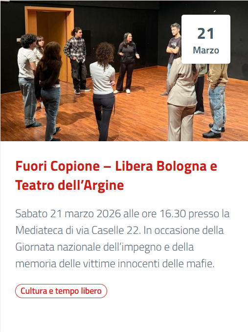 News Teatro dell'Argine